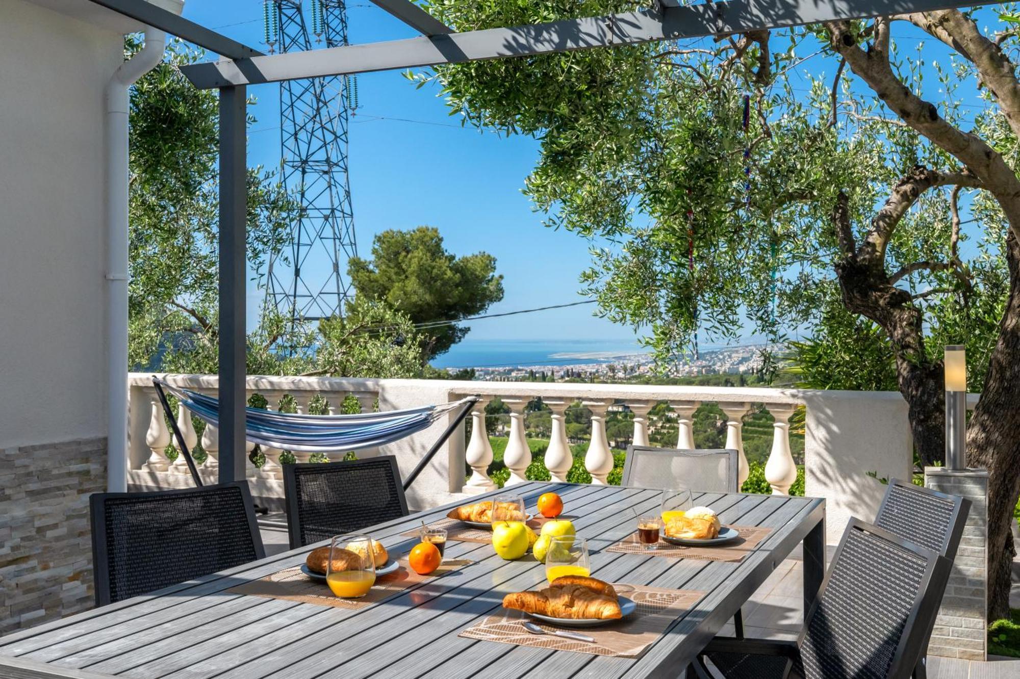 Villa Vue Mer, Terrasse Et Spa Niza Habitación foto